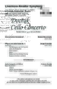 Classical music / Music / Cellos / Antonn Dvok / Cello Concerto / Hanu Wihan / Concerto / Cello / Los Angeles Philharmonic discography / Symphony No. 6