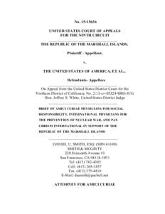 NoUNITED STATES COURT OF APPEALS FOR THE NINTH CIRCUIT ___________________________________ THE REPUBLIC OF THE MARSHALL ISLANDS, Plaintiff - Appellant,