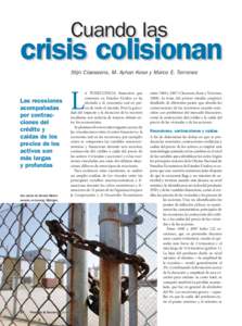 Cuando las crisis colisionan- Finanzas y Desarrollo, Diciembre de[removed]Stijn Claessens, M. Ayhan Kose y Marco E. Terrones