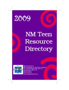 2009 NM Teen Resource Directory