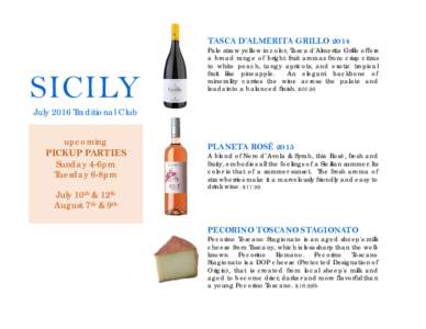 Microsoft PowerPoint - July Wineclub 2016 Notes