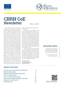 CBRN CoE Newsletter Volume[removed]