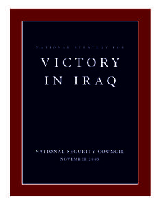 Our National Strategy for Supporting Iraq