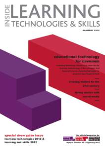 INSIDE  LEARNING TECHNOLOGIES & SKILLS JANUARY 2012