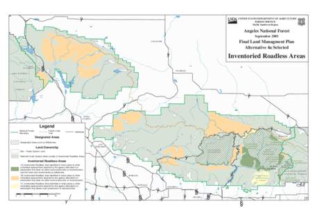 ÿ | UNITED STATES DEPARTMENT OF AGRICULTURE FOREST SERVICE Pacific Southwest Region