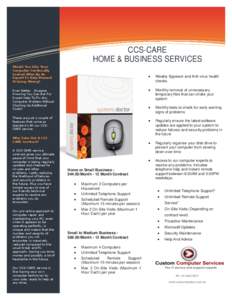 Information Technology Solutions  CCS-CARE