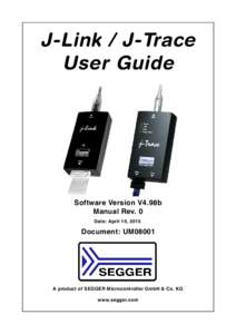 J-Link / J-Trace User Guide (UM08001)