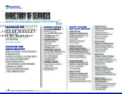 OCYF Directory of Services