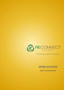 The Energy Solutions Company  OPEN ACCESS Vol 75, Oct & Nov 2017  From Team REConnect