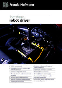 fact sheet:  robot driver >