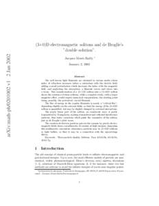 arXiv:math-ph[removed]v1   2 Jan 2002