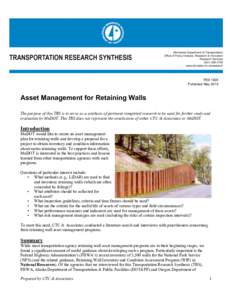 TRS - Asset Management for Retaining Walls