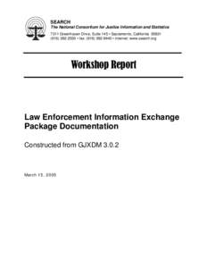 GJXDM IEPs for Law Enforcement Summary