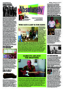 Daily News Wednesday, Aug. 6, www.paloaltodailynews.com SUNSET MAGAZINE FOUNDERS HONORED