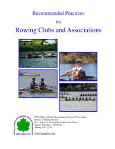 Boating Recommended Practices for Rowing Clubs