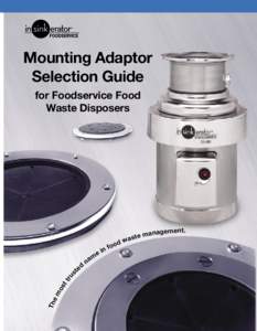 Mounting Adaptor Selection Guide Th  em