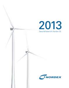 2013 Geschäftsbericht Nordex SE Nordex SE: Kennzahlen im Überblick  Ergebnisentwicklung