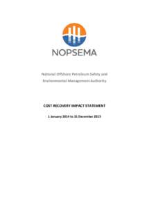 Cost Recovery Impact Statement Template