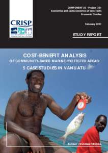 COMPONENT 3E - Project 3E1 Economics and socioeconomics of coral reefs Economic Studies February 2011