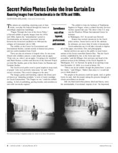 “Secret Police Photos Evoke the Iron Curtain Era,” (Archival Outlook: Newsletter of the Society of American Archivists, Jan/Feb 2010)