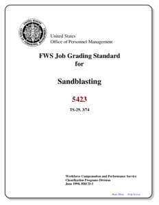 United States Office of Personnel Management FWS Job Grading Standard for