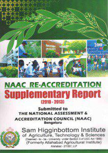 NAAC RE-ACCREDITATION SUPPLEMENTARY REPORT