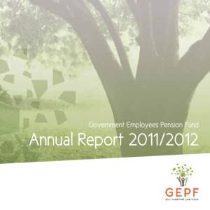 Government Employees Pension Fund  Annual Report Table of Contents