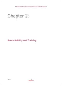 PSNI Manual of Policy, Procedure and Guidance on Conflict Management  Chapter 2: Accountability and Training