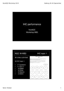 Microsoft PowerPoint - IHC performance - block 3