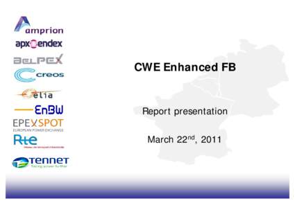 CWE Enhanced FB  Report presentation March 22nd, 2011  Background