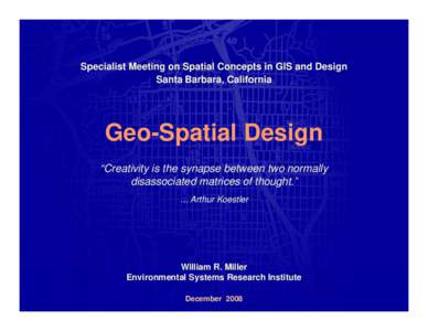 Geography / Geographic information systems / Cartography / Data / Geographic data and information / Geoprocessing / Design / GeoDa / Esri / Spatial analysis / Geo-enable