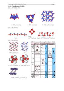 Vorlesung: Strukturchemie der Oxide  VorlageChalkogen-OxideS-Oxide: SO3