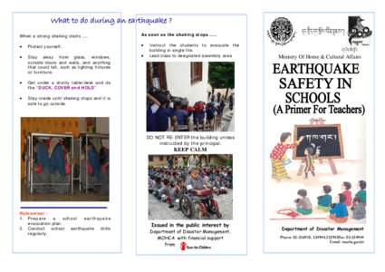 Earthquake Safety in schools