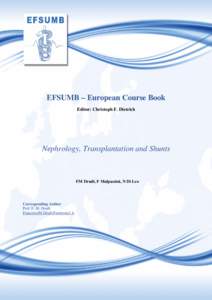Ultrasound nephrology transplantation ….  :16 EFSUMB – European Course Book Editor: Christoph F. Dietrich