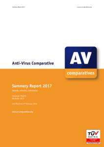 Summary Reportwww.av-comparatives.org Anti-Virus Comparative