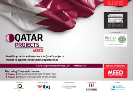 10 – 11 March 2015 Grand Hyatt Doha Conference Partner In Association With