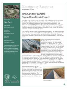 BKK Sanitary Landfill Storm Drain Repair Project