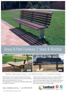 Street & Park Furniture | Seats & Benches  K002 KA002