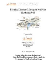 District Disaster Management Plan [Hoshangabad]  District Disaster Management Plan