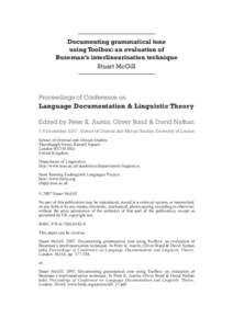 Apophony / Language / Science / Tone / Linguistics / Interlinear gloss