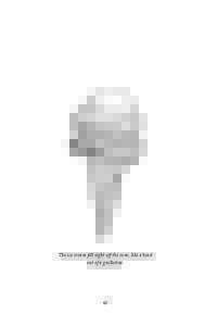 The ice cream fell right off the cone, like a head out of a guillotine. 48  Mary Catherine Curley