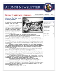 O HIO N ATIONAL G UARD  Volume 4, Edition 2– February 1, 2012 Airmen see “Red Tails” private screening in Toledo