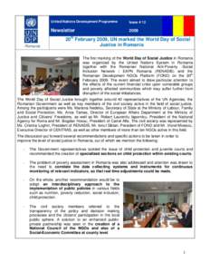 Romania  United Nations Development Programme Issue # 12