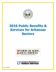 2016 Public Benefits & Services for Arkansas Seniors Revised
