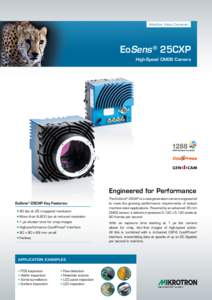 Machine Vision Cameras  EoSens ® 25CXP High-Speed CMOS Camera  Engineered for Performance