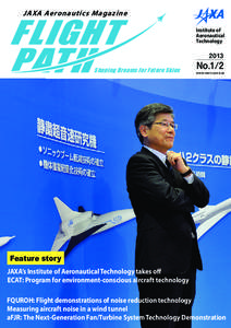 JAXA Aeronautics Magazine Institute of Aeronautical Technology  2013