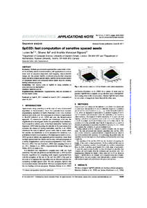 Vol. 27 no, pages 2433–2434 doi:bioinformatics/btr368 BIOINFORMATICS APPLICATIONS NOTE Sequence analysis