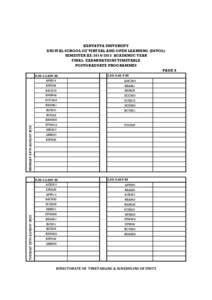 KENYATTA UNIVERSITY DIGITAL SCHOOL OF VIRTUAL AND OPEN LEARNING (DSVOL) SEMESTER III: ACADEMIC YEAR FINAL EXAMINATIONS TIMETABLE POSTGRADUATE PROGRAMMES PAGE 8