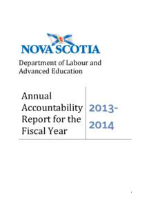 Annual Accountability Report for the Fiscal Year