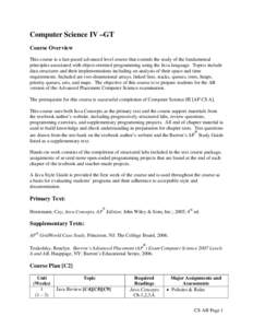 Microsoft Word - AP Computer Science AB Syllabus for AP Audit.doc